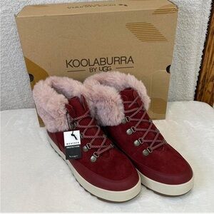 Koolaburra Women's Burgundy Winter Boots